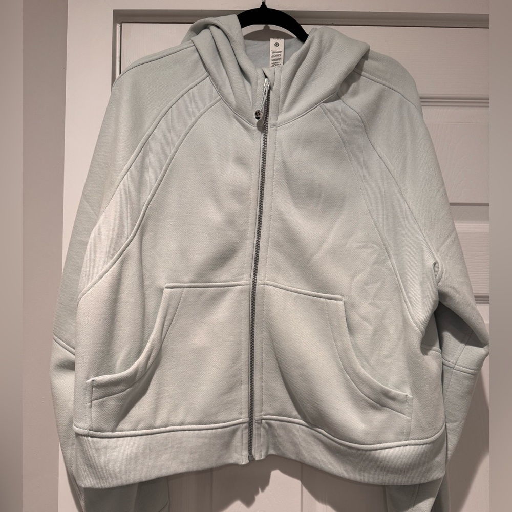 Auth. ✅ Lululemon Oversized Full Zip Scuba in “Ocean Air” Size XL/XXL.🌊💙 - Picture 2 of 11